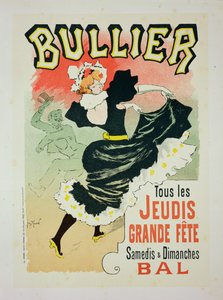「Bullier Ball」を宣伝するポスターの複製、1894（127103を参照）